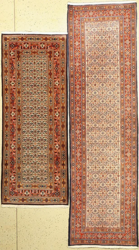 Mixed lot of 2 Moud old, Persia, approx. 40 years, wool