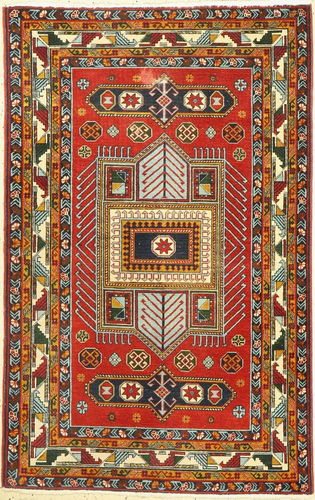 Yerevan old, Russia, approx. 40 years, wool on cotton