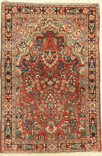 Saruk old, Persia, around 1950, wool on cotton