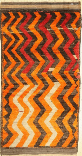 Old sleeping carpet, Turkey, around 1940, wool on wool