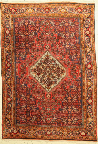 Bidjar old, Persia, approx. 60 years, wool on cotton