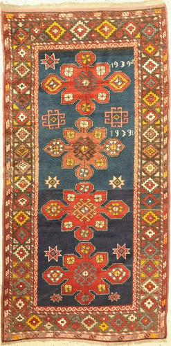 Karabagh old, Caucasus, dated 1939 Wool on wool