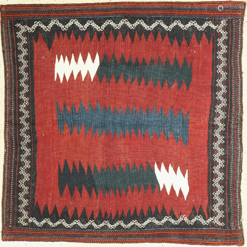 Afshar Sofreh old, Persia, around 1930, wool on wool