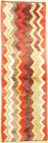 Turkish nomad carpet, around 1950, wool on wool