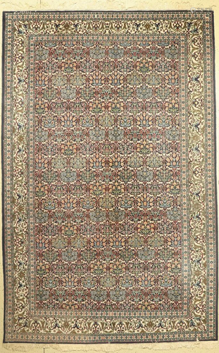 Hereke wool carpet, Turkey, approx. 60 years, wool on