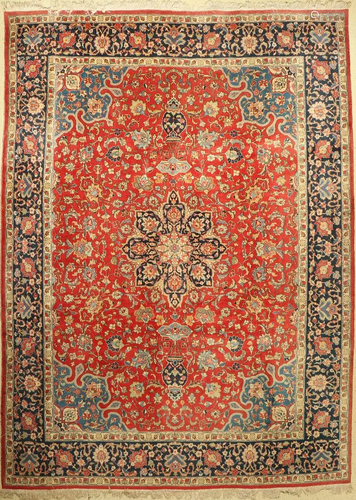 Old Tabriz, Persia, around 1950, wool on cotton