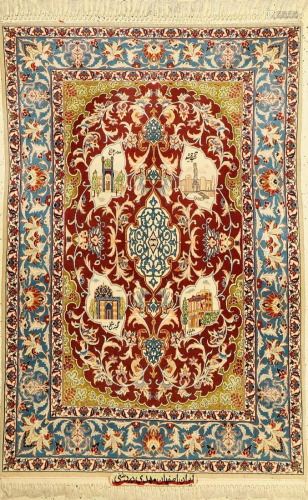 Isfahan fine, signed, (Mehdi Dardaschti), Persia