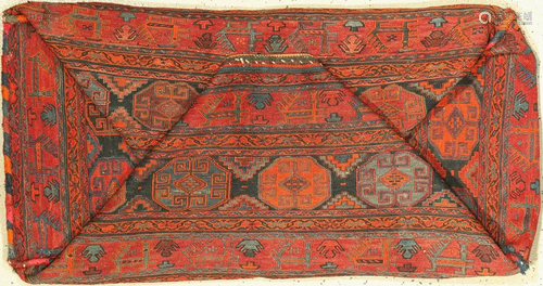 Sumakh Mafrash, Persia, around 1950, wool on wool