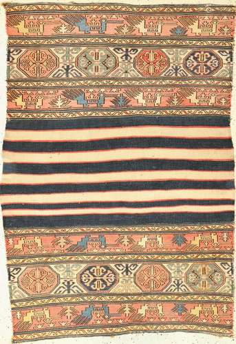 Sumakh Mafrash part, Persia, around 1950, wool on wool