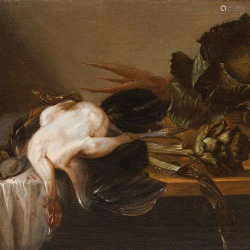 ENTOURAGE DE Peter VAN BOECKEL (C. 1610-1673) Nature morte a...
