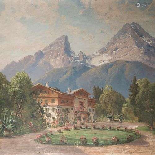 SIR Charles John HOLMES (1868-1936) Paysage suisse. (Interla...