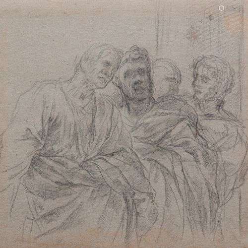 Lazzaro BALDI (Pistoia, Toscane, 1624Rome, 1703) Groupe de R...