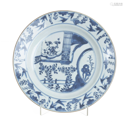 Chinese porcelain plate, Kangxi