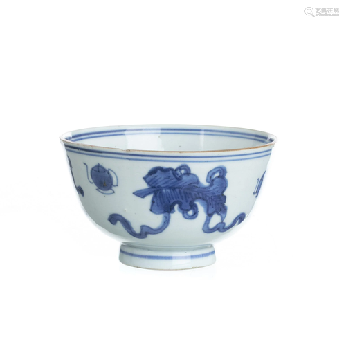 Chinese porcelain bowl, Kangxi