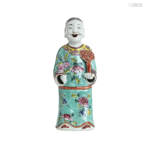 Laughing Boy Chinese porcelain burner