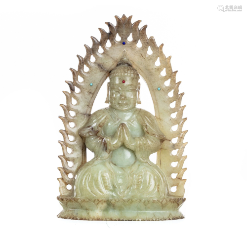 Chinese jade Buddha
