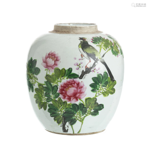 China porcelain flower pot, Minguo