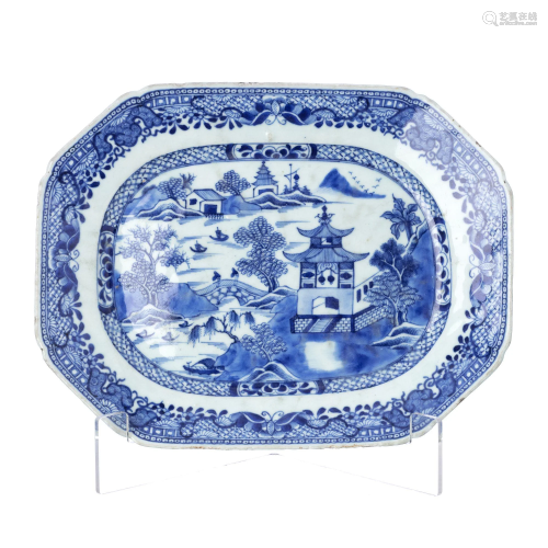 China porcelain platter, Qianlong