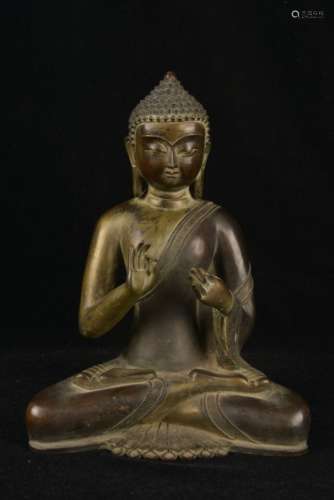 Statue de Bouddha en bronze