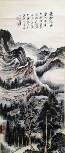 （1899-1983） 张大千 山水 设色纸本 立轴