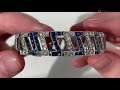 An Art Deco sapphire bracelet