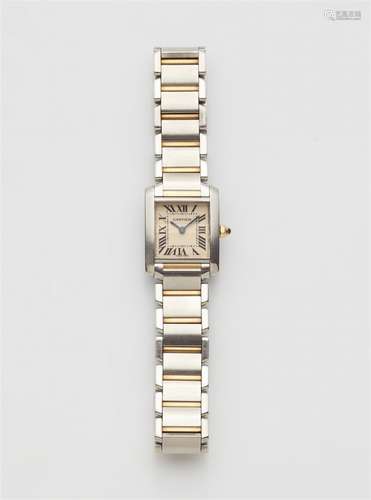 A Cartier “Tank Francaise” ladies wristwatch