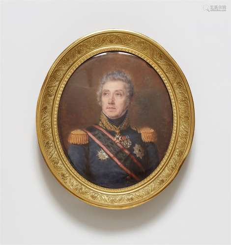 A portrait miniature of General Bailly de Mothion