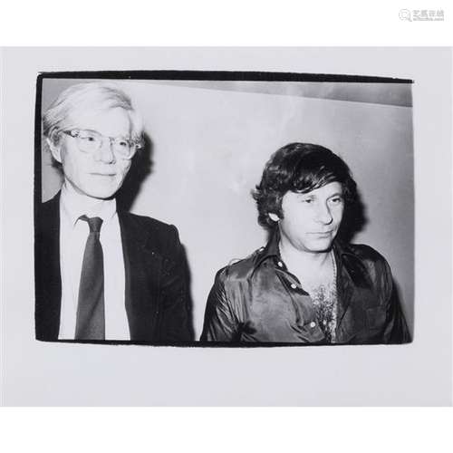 Andy Warhol (1928-1987) Andy Warhol and Roman Polanski, circ...