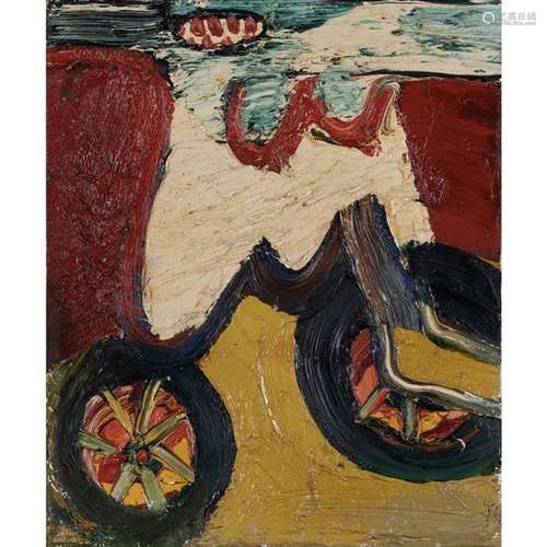 Bengt Lindström (1925-2008) La bicyclette, circa 1975