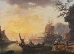Charles François LACROIX DE MARSEILLE (c.1700-1782) Port ima...