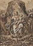 Abraham van Diepenbeck (1596-1675) La Sainte Vierge, trône d...