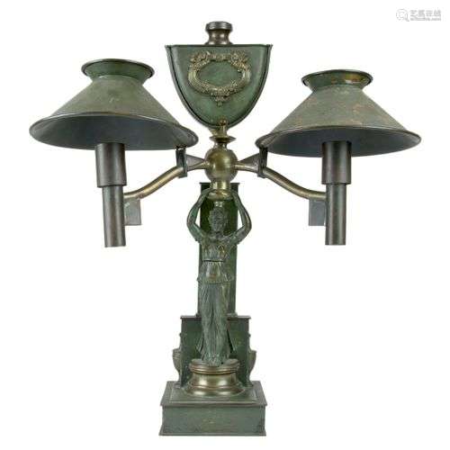 LAMPE DE TABLE D'EPOQUE EMPIRE