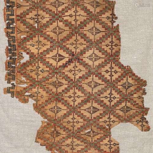 Textile à décor de croisillons, Égypte, probableme…