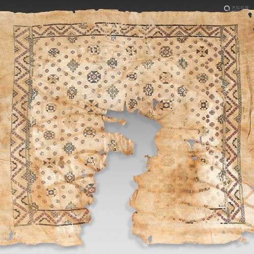 Textile à décor géométrique, Égypte, probablement …