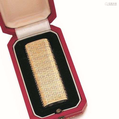 Briquet en or 18K (750‰) de trois couleurs entrecr…