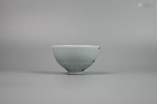 chinese porcelain bowl with lotus patter