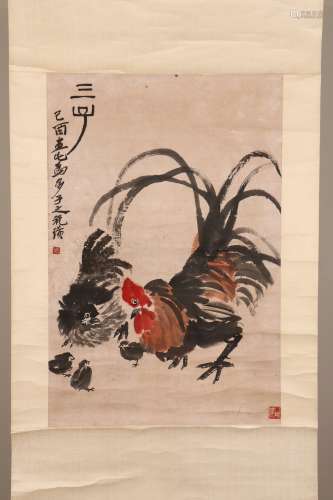 chinese Qi baishi's painting