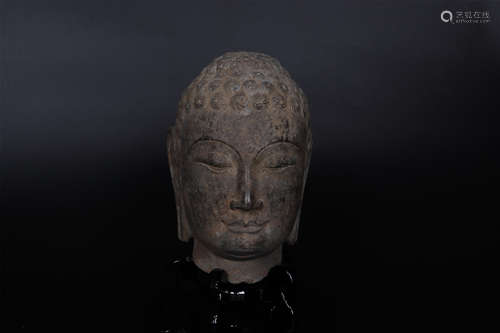 Stone Buddha Head