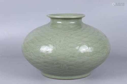 Long Quan Kiln Paunch Bottle