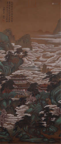 The Picture of Landscape Painted by Wen Zhengming