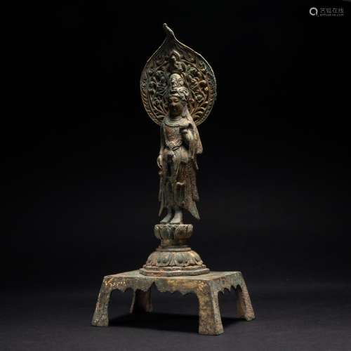 Copper Avalokitesvara Sculpt of the Han Dynasty
