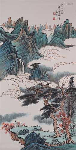 The Picture of Landscape Painted by Yuan Songnian