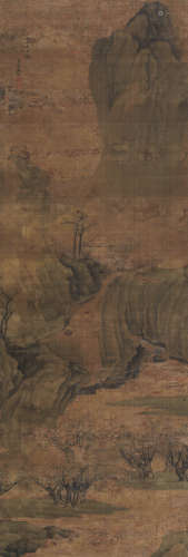 樊圻 丁未（1667）年作 幽居图 镜片 设色绢本