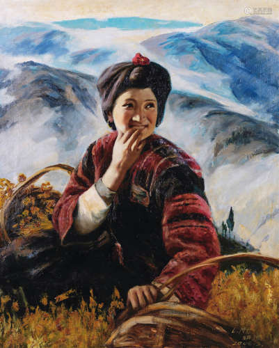 林明琛（b.1941） 2006年作 山花 布面油画