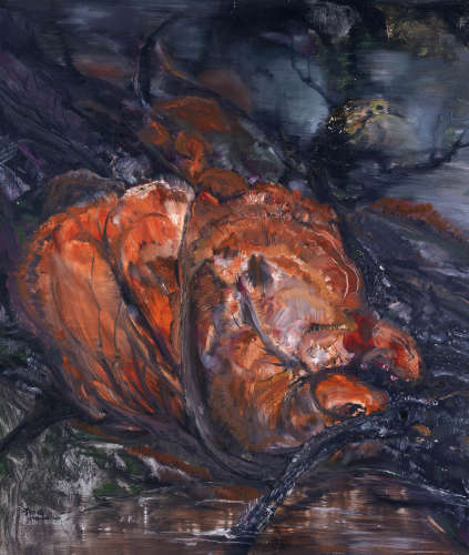 李汉周（b.1987） 2010年作 丛林 布面油画
