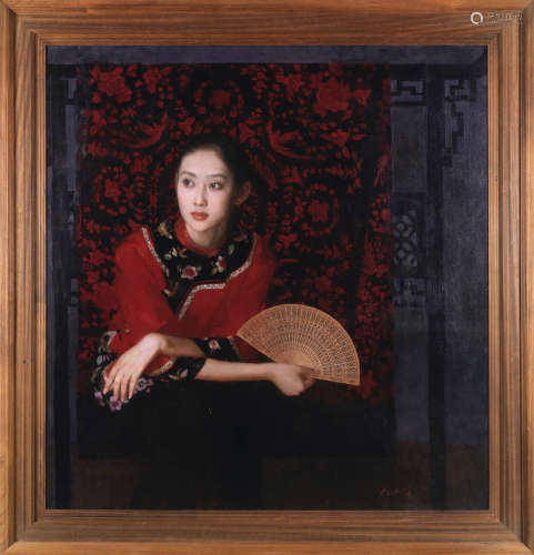 陈衍宁（b.1945） 2005年作 春宵 布面油画
