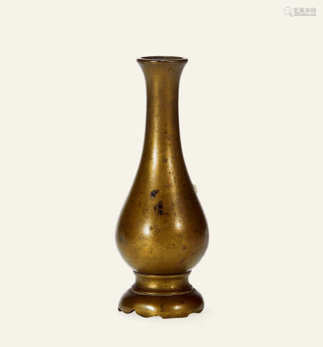 清 铜箸瓶