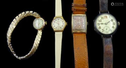 WWI silver trench watch