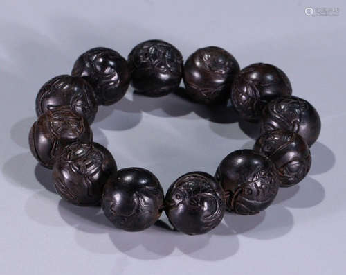 CHENXIANG WOOD CARVED BRACELET