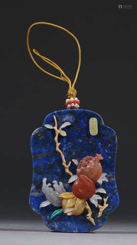 LAZULI WITH GEM DECORATED TABLET